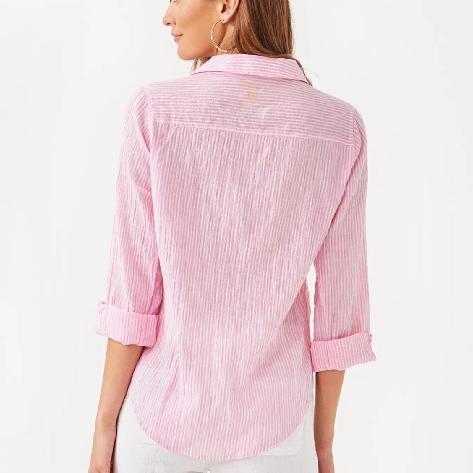 NEW Lilly Pulitzer Sea View Button Down Top - size XL