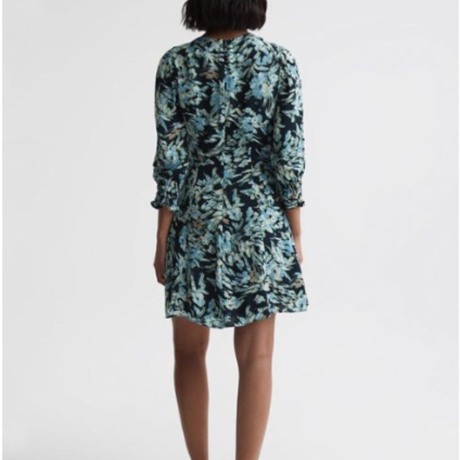 NEW Reiss ANNIE FLORAL PRINT MINI DRESS - size 10
