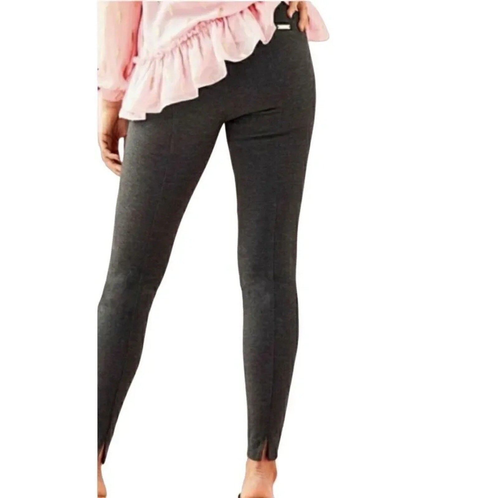 NWT Lilly Pulitzer 27" NIRA LEGGING Heathered NightTime GREY - size large