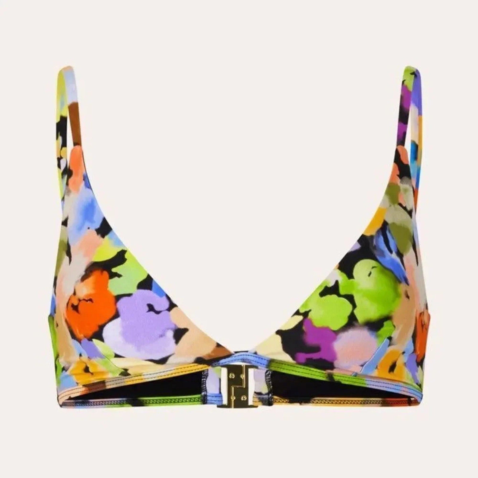 NWT Stine Goya Womens Swimwear | Columbine Bikini Top – Airbrush At Night - XS