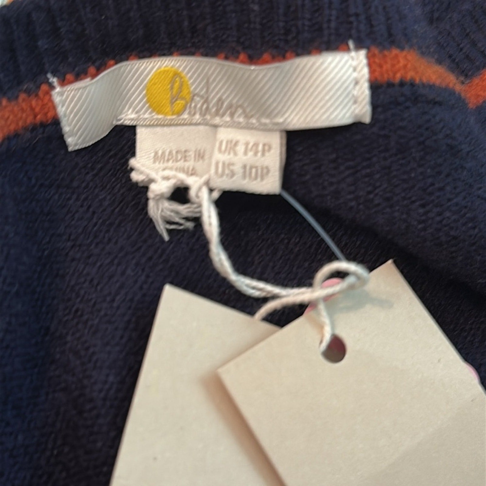 NWT Boden Square Neck Knitted Dress in NAVY - size 10P $160