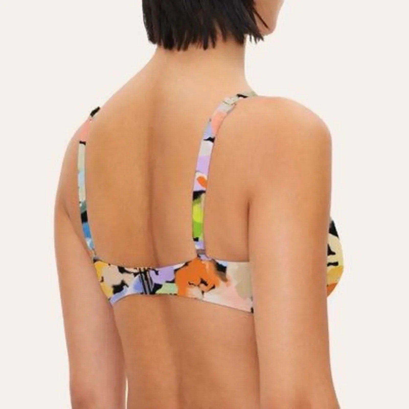 NWT Stine Goya Womens Swimwear | Columbine Bikini Top – Airbrush At Night - XS