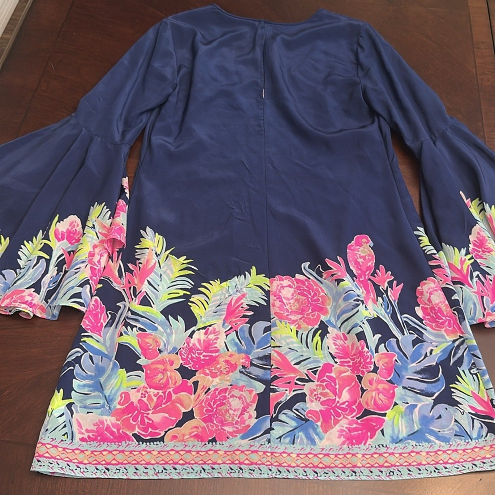 Lilly Pulitzer Tropicolada Rosalia Silk Dress Womens Size 2