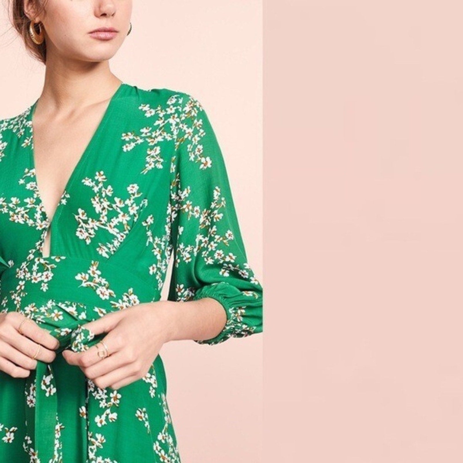 FAITHFULL THE BRAND Margot Dress in Cap Estel Floral - size 2