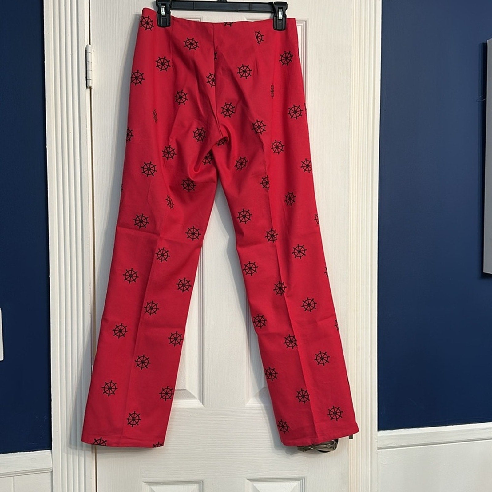 Lilly Pulitzer red vintage pants white label - size 6
