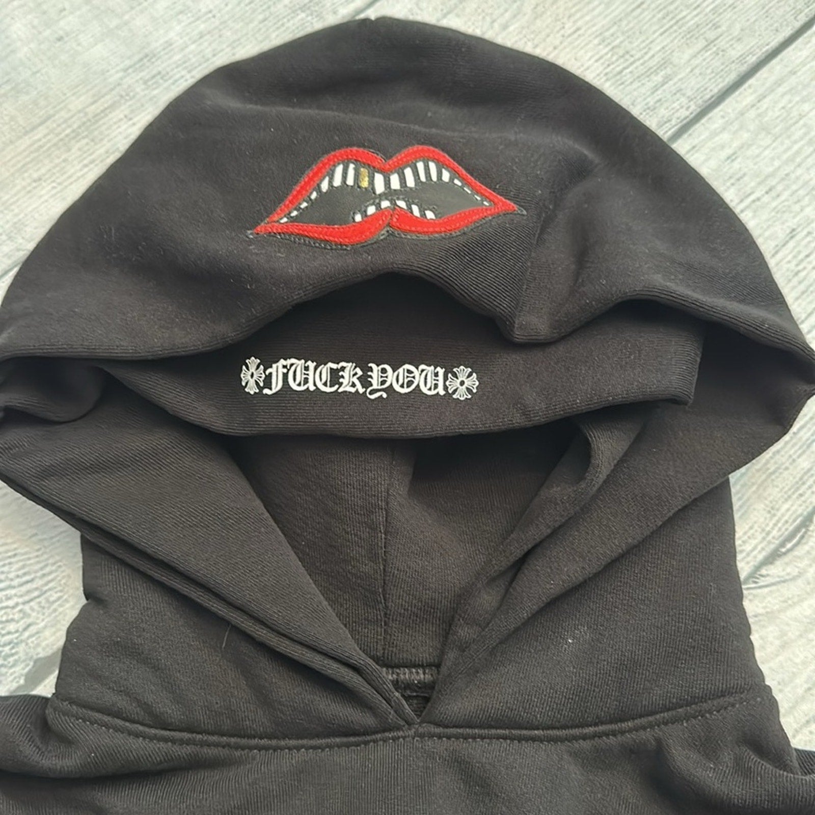 Chrome Hearts x Matty Boy PPO Double Hood Chomper Pullover 'Black' - XS