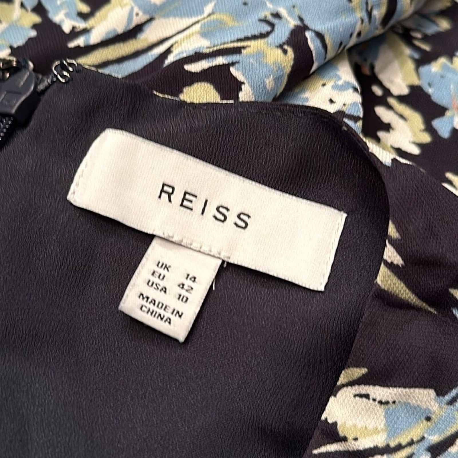NEW Reiss ANNIE FLORAL PRINT MINI DRESS - size 10
