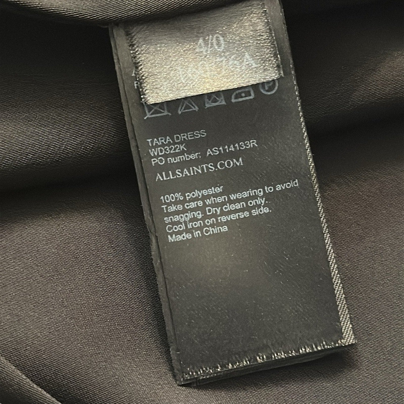 ALL SAINTS Tara Dress size 0