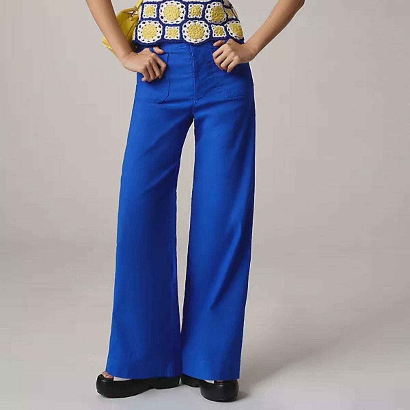 Maeve The Colette Wide-leg Pants in blue - size 27
