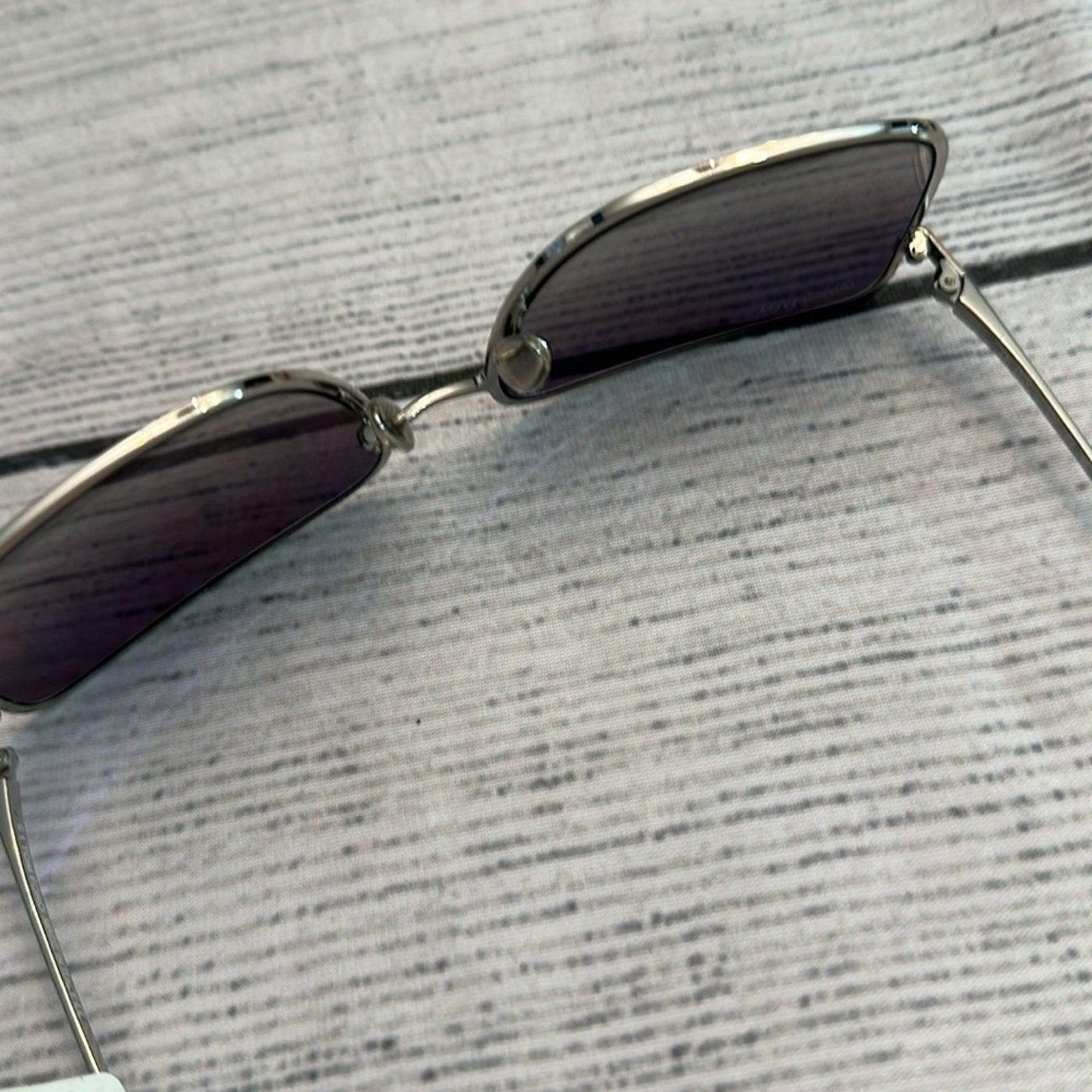 NEW Tom Ford Heather TF739 16B Silver Square Metal Sunglasses Frame 60-17-140