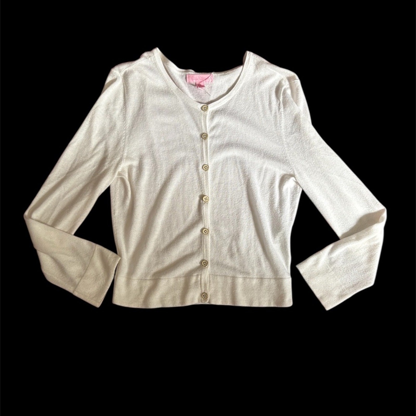 Lilly Pulitzer White Cardigan - Small