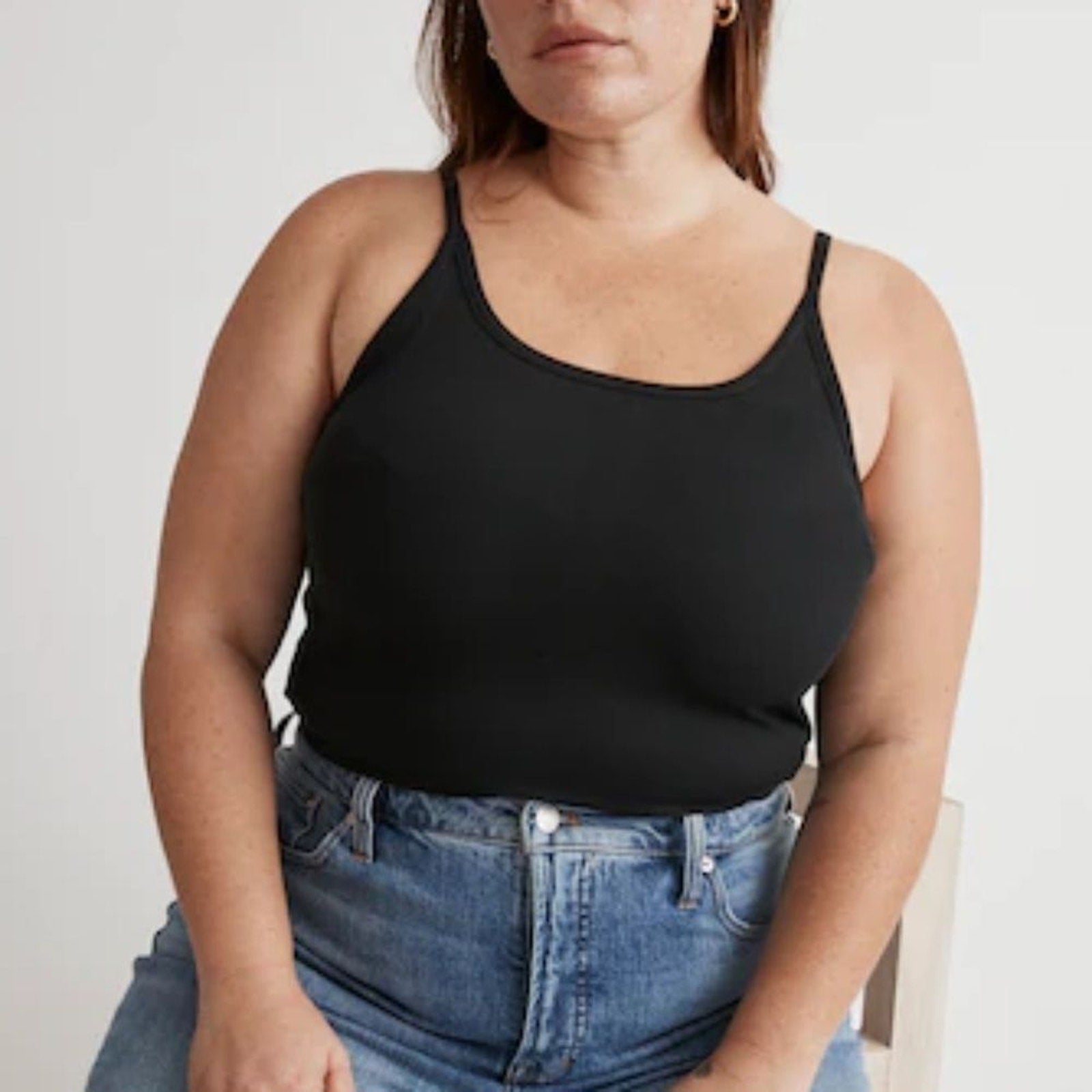 NWT Madewell Plus Supima® Rib '90s Tank - size 3X