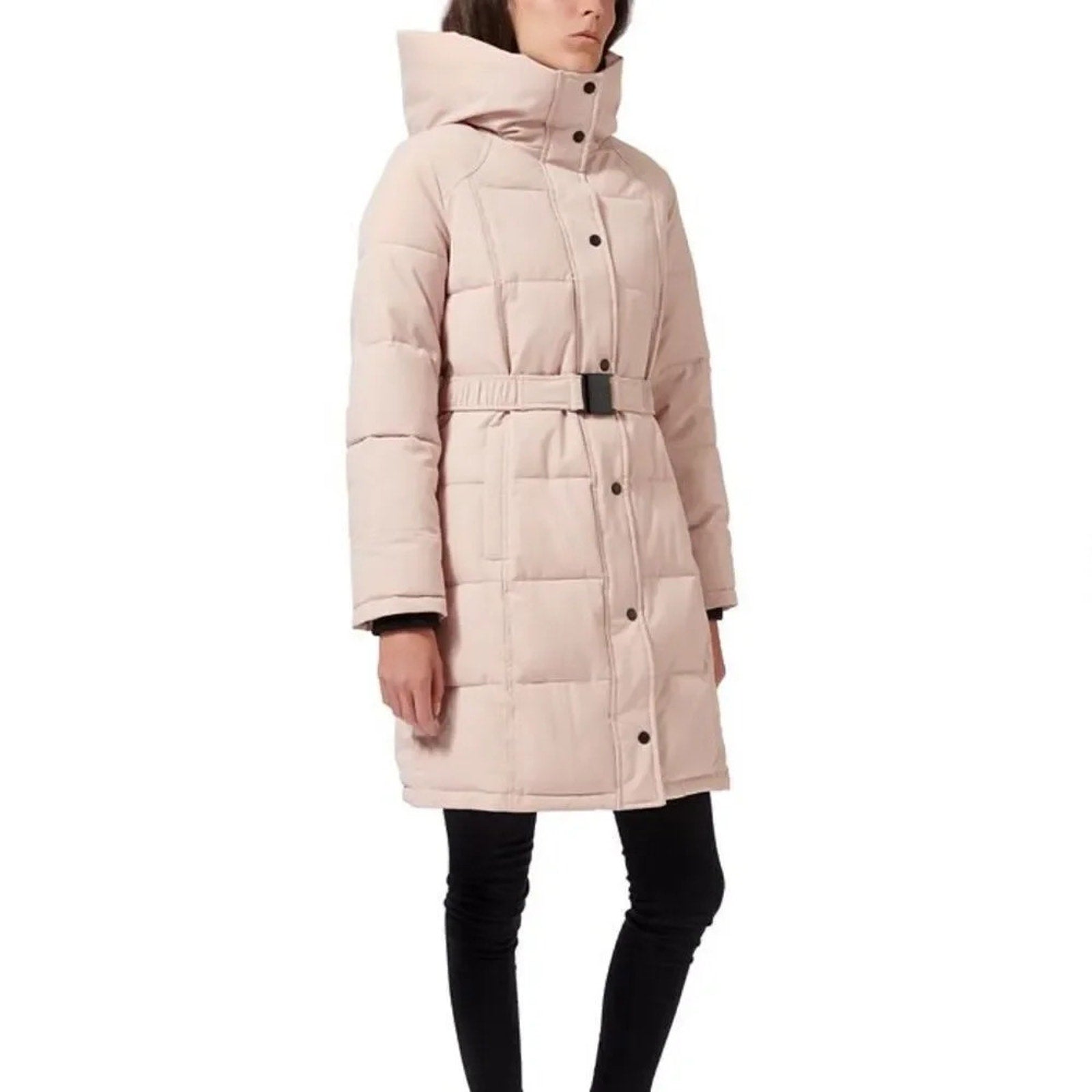 NWT SAM EDELMAN Hooded Belted Puffer Coat - size XS