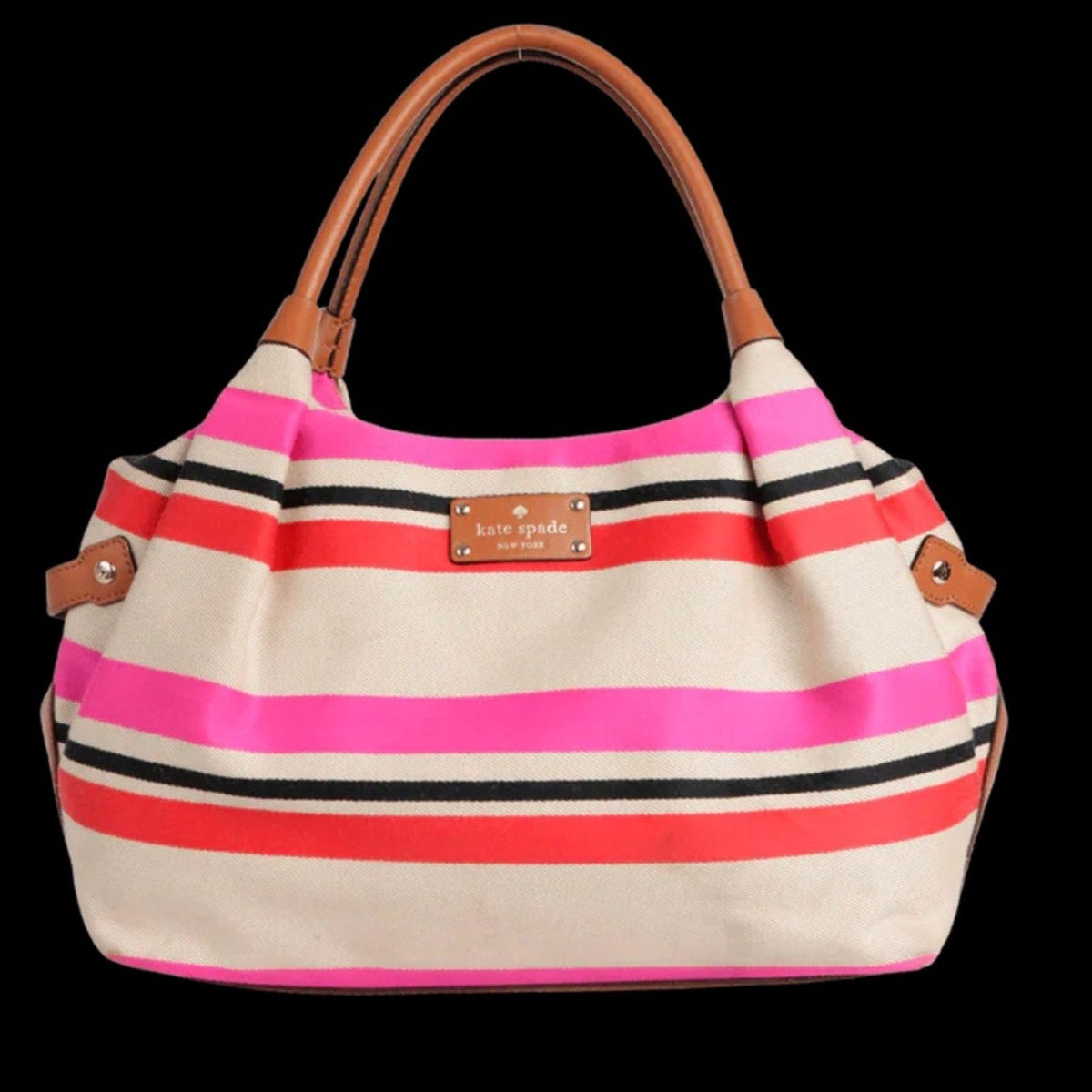 Pre-owned Kate Spade Stevie striped tote bag at Housewives Treasures