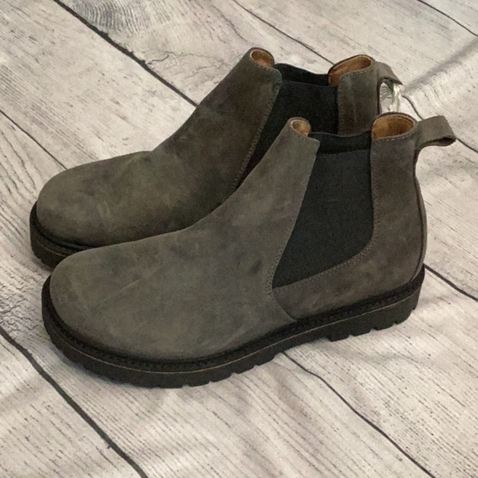 NEW BIRKENSTOCK  Stalon Nubuck Leather Boot Graphite - size 41 (US 9.5 - 10)