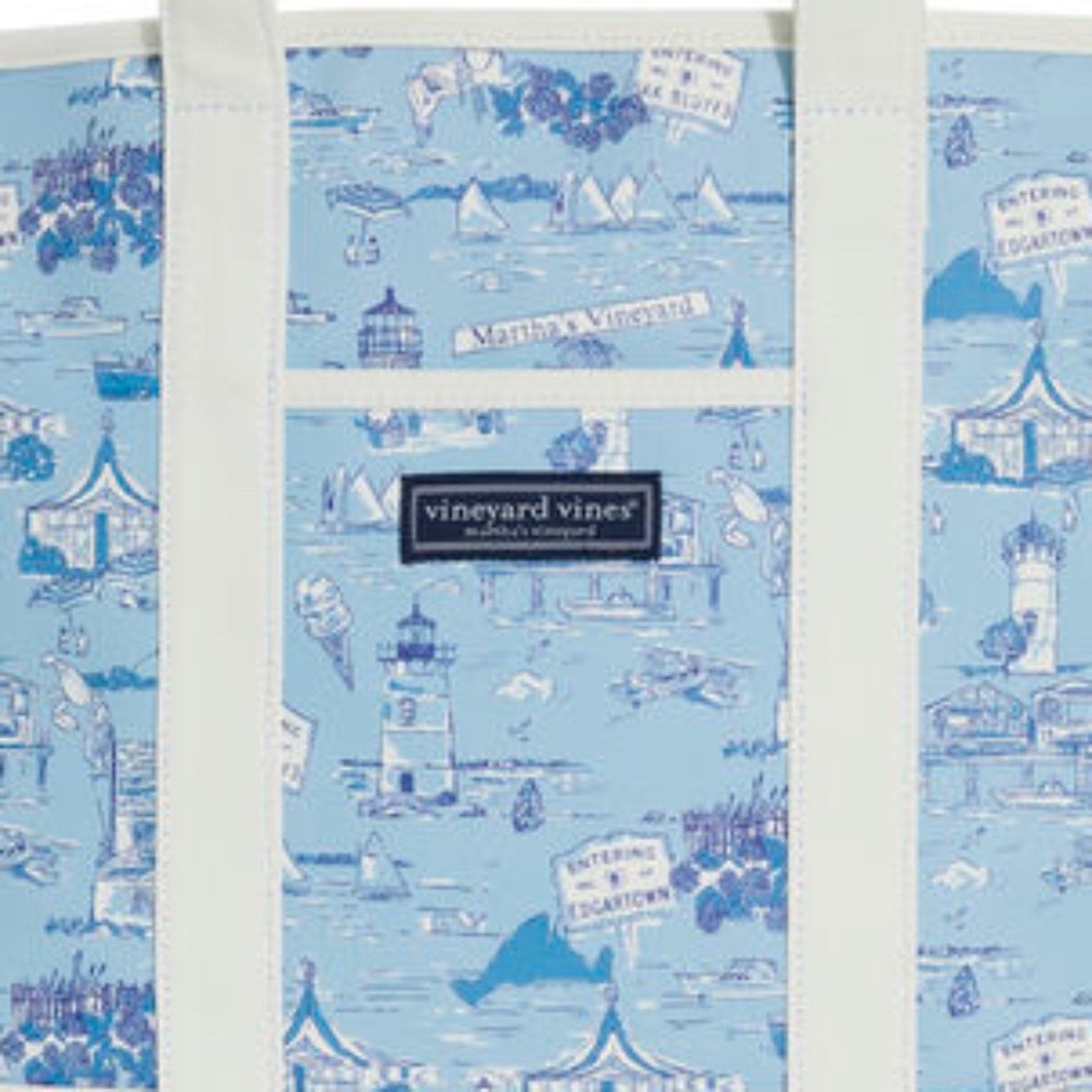 NEW Vineyards Vines Martha's Vineyard Scenic Medium Tote