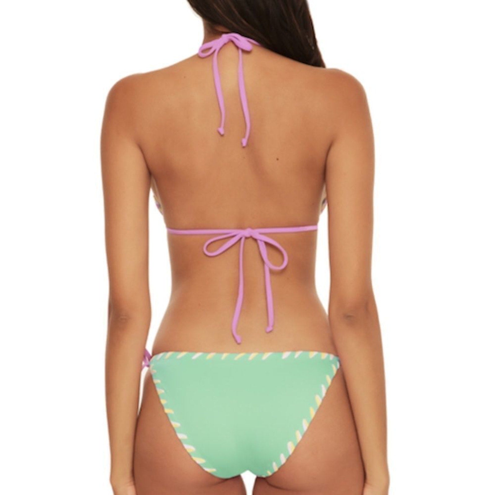 NWT Camille Side Tie Reversible Bikini Bottoms BECCA - size M
