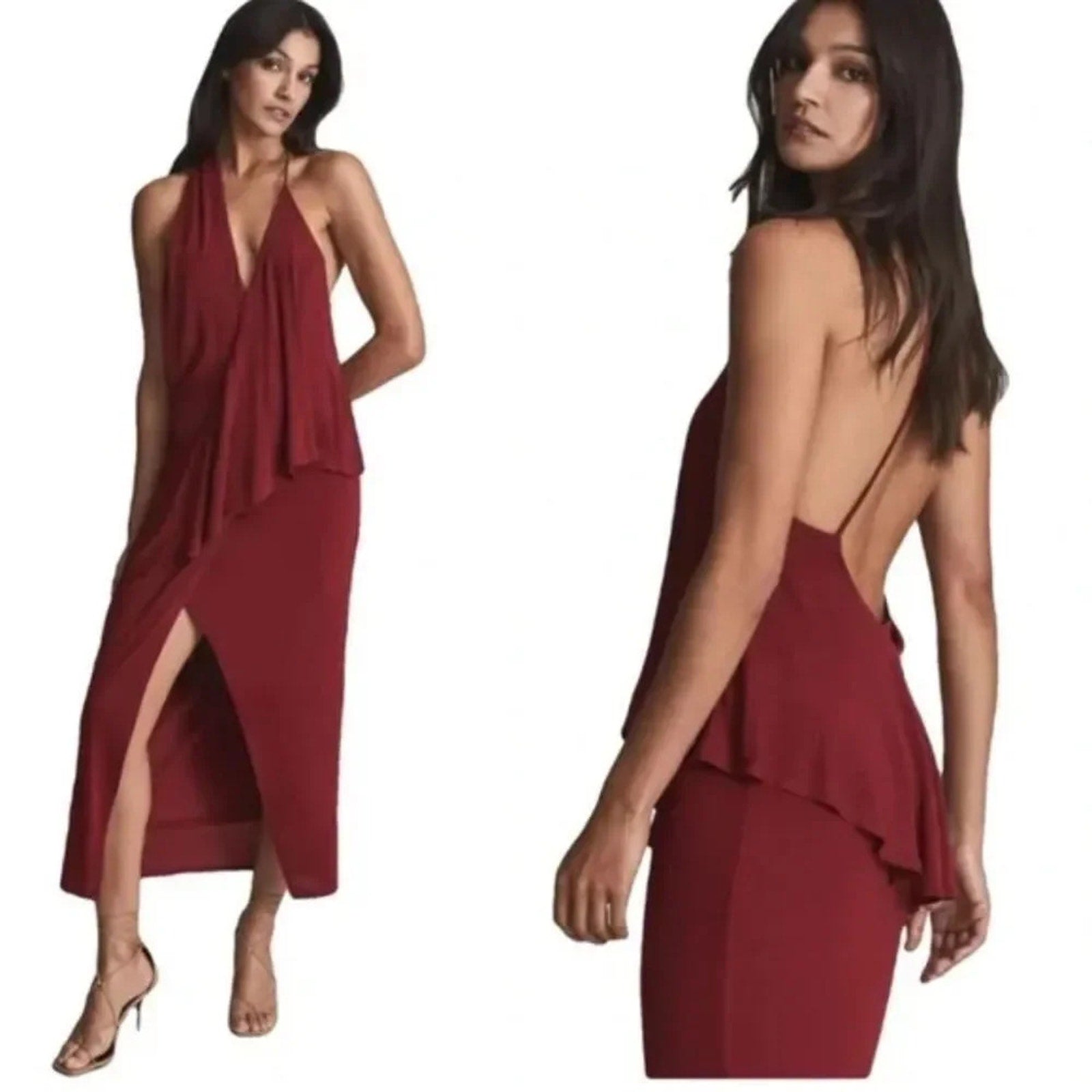 NWT Reiss XENA STRAPPY OPEN BACK COCKTAIL DRESS - size 6 US