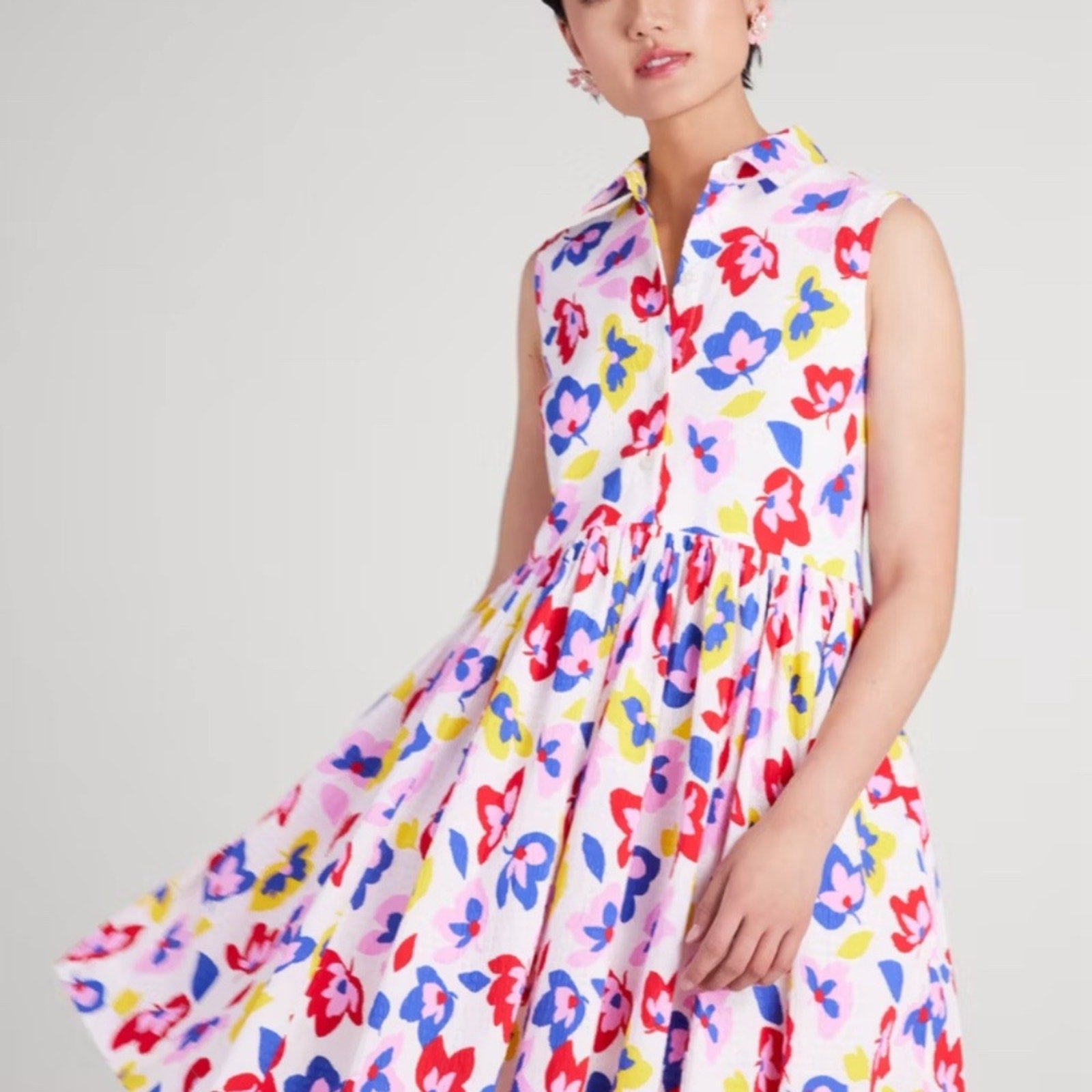Kate Spade Summer Flowers Marina Dress Size XS