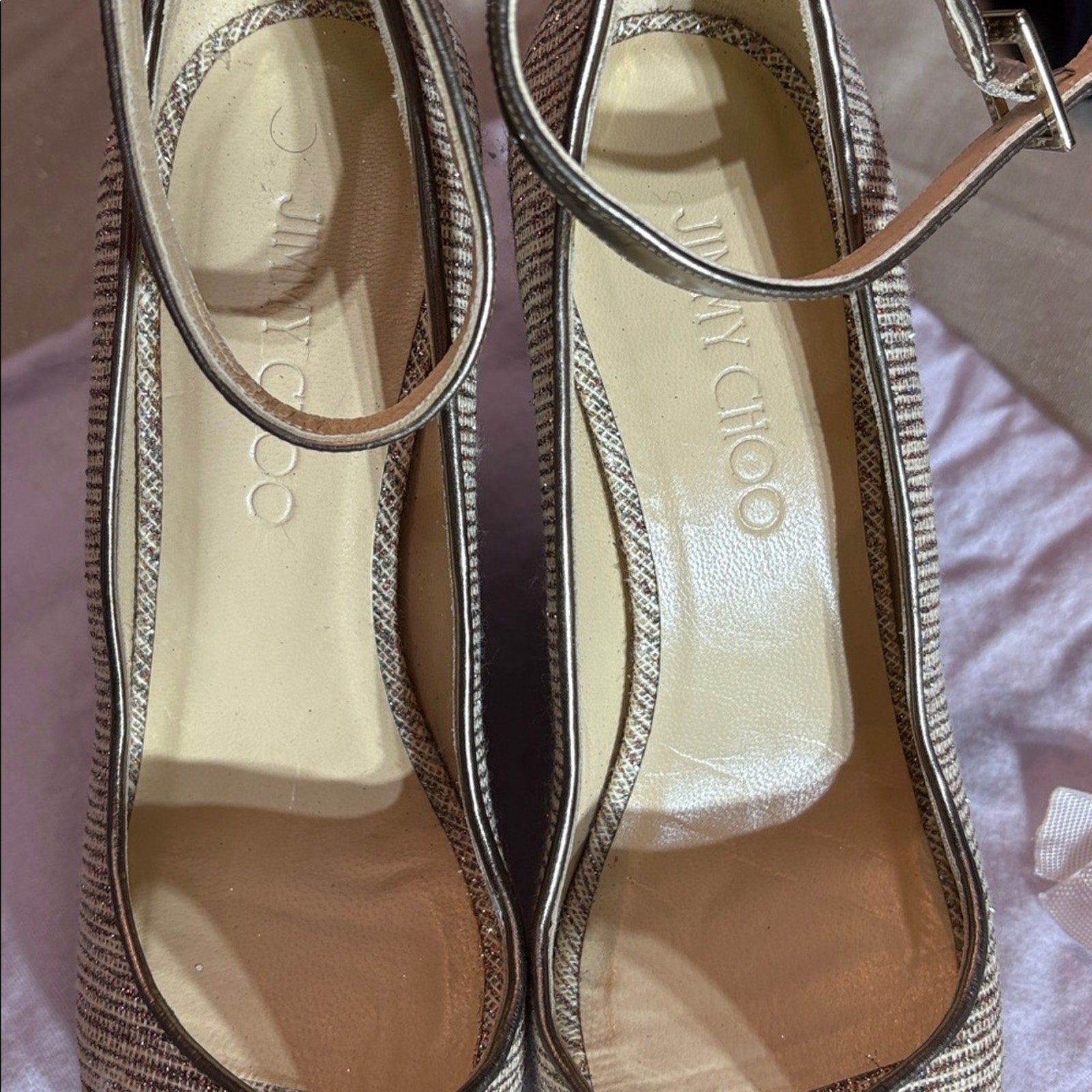 NEW Jimmy Choo Pacific Wedge - 37 1/2 (7.5)