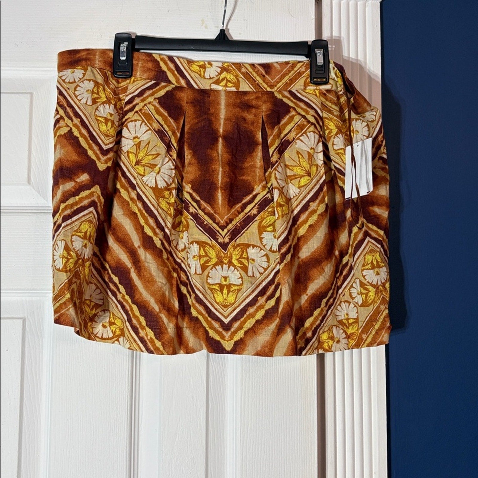 NEW Free People Kendra Printed Top in Sierra Combo - size XL