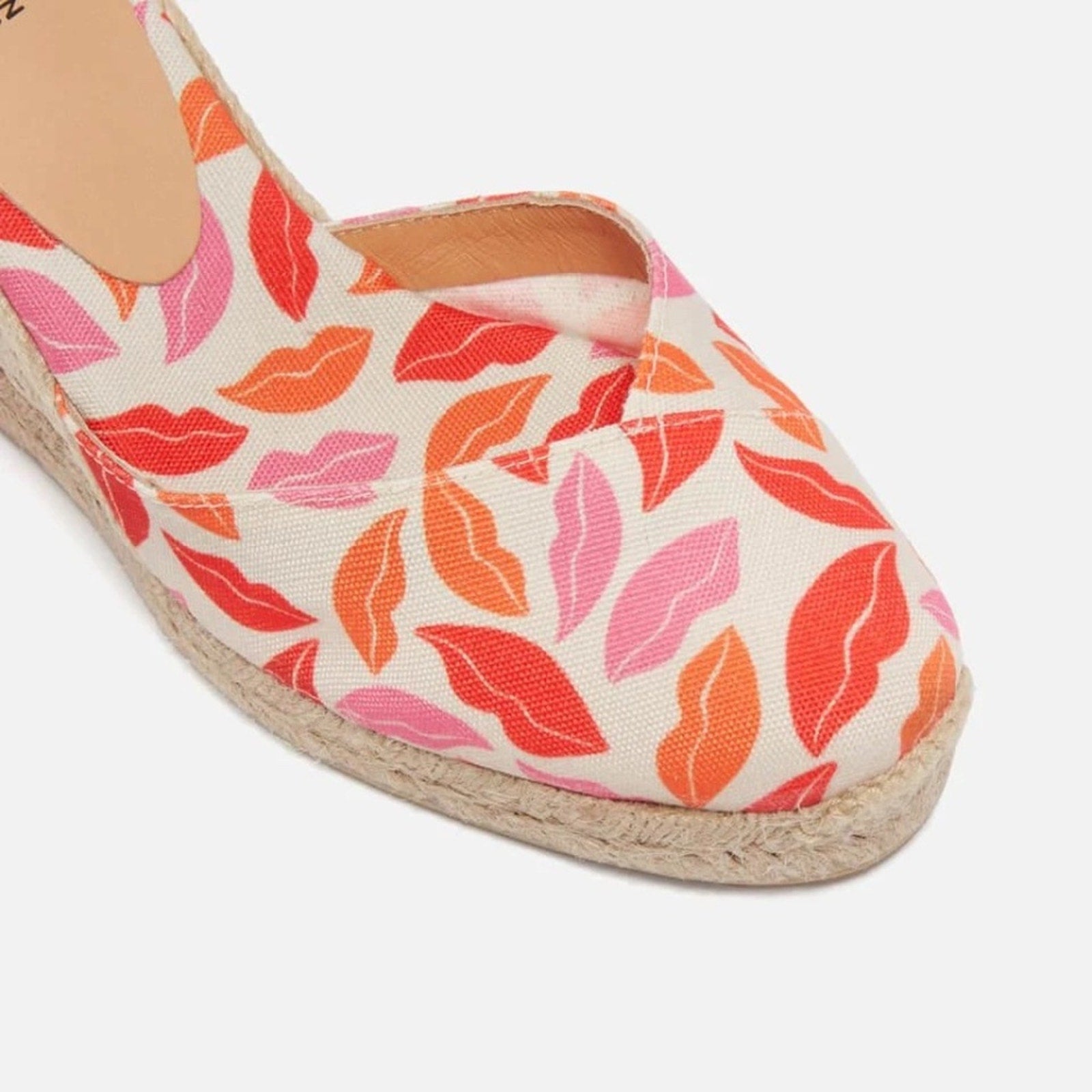 DIANE VON FURSTENBERG X CASTAÑER Chiara printed canvas wedge espadrilles - 38