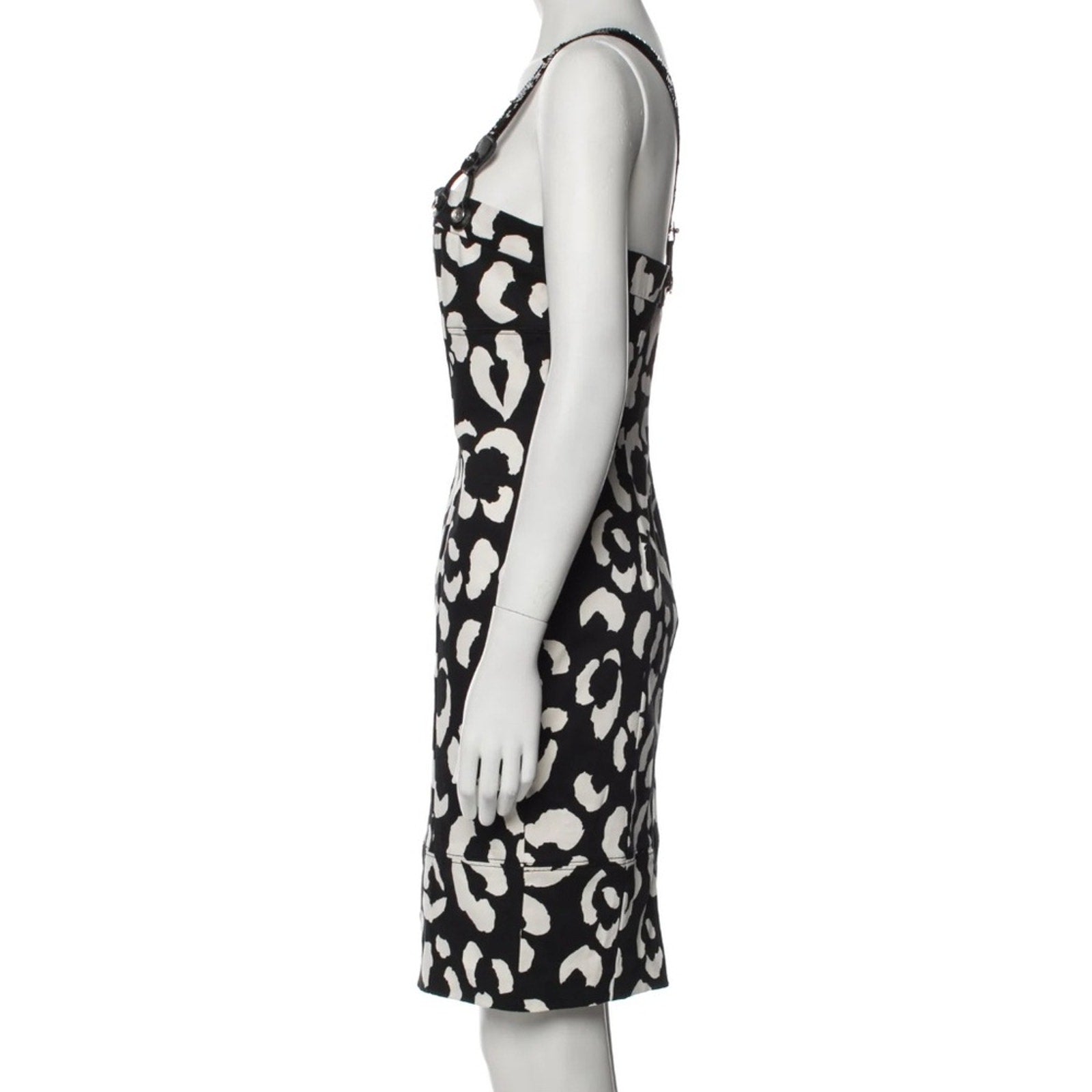 Moschino Jeans Printed Knee-Length Dress - size 8