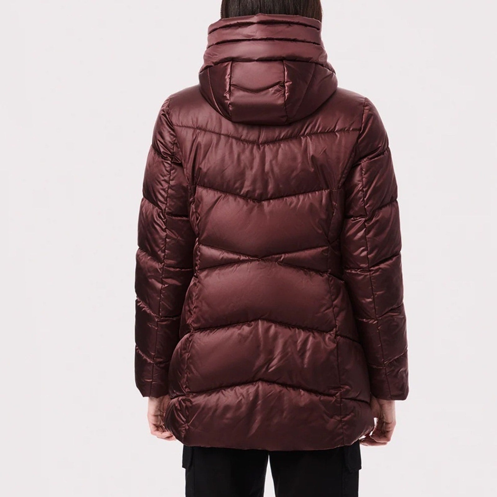 NWT Bernardo Women's Shiny Heavy Walker Puffer Jacket - size Large