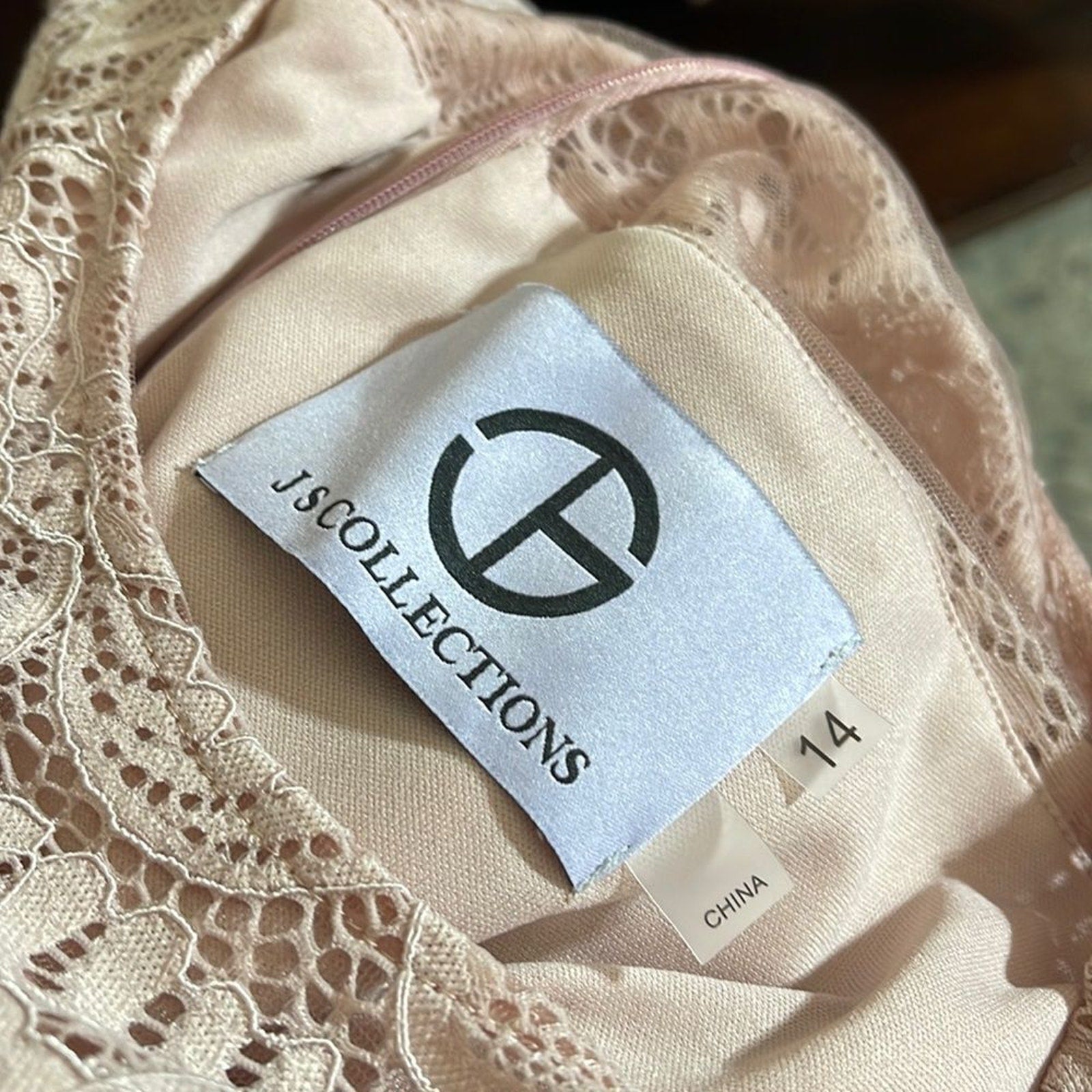 NWT - JS Collections Annalise Bow Mermaid Gown - size 14