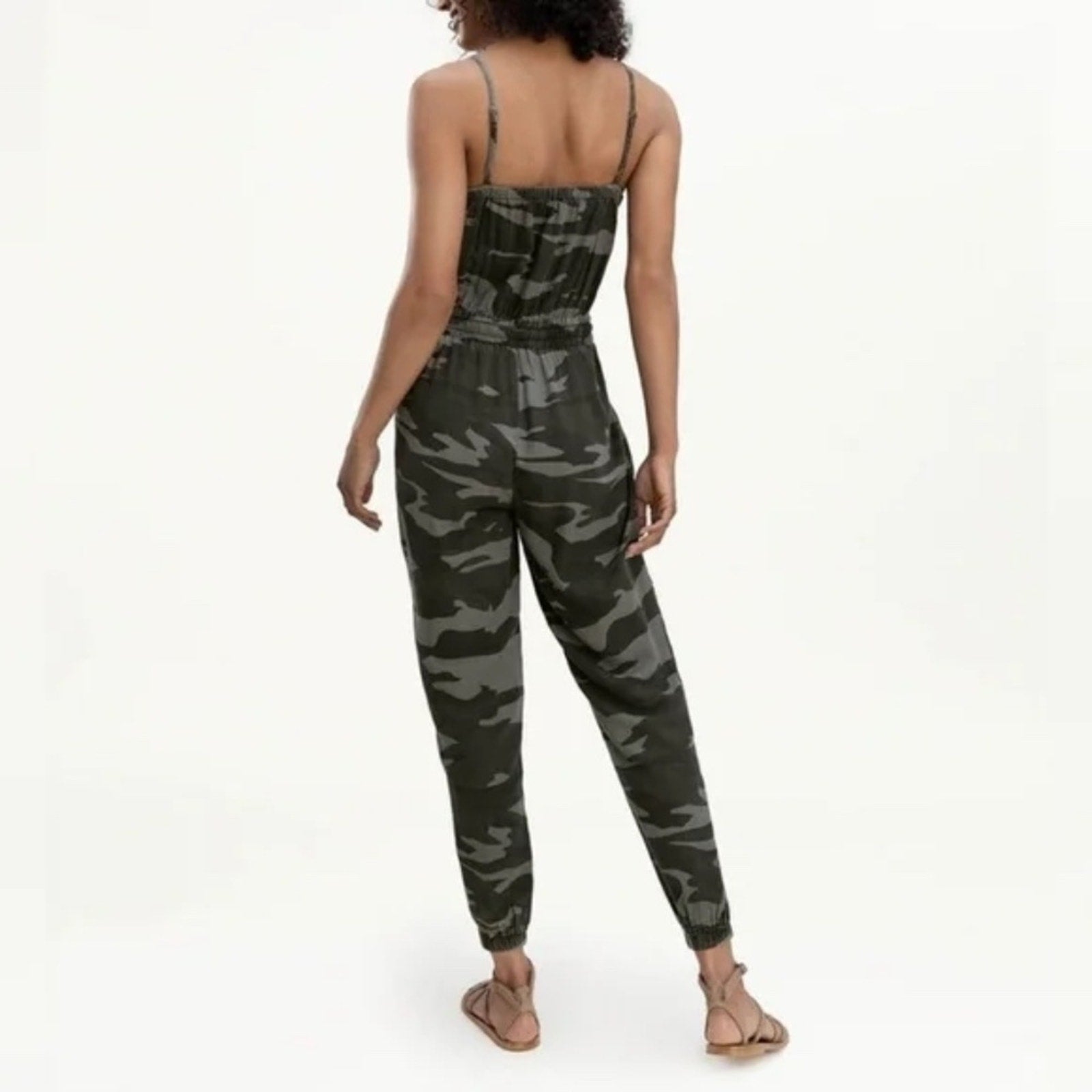 Splendid Jetsetter Camo Jumpsuit - size XL