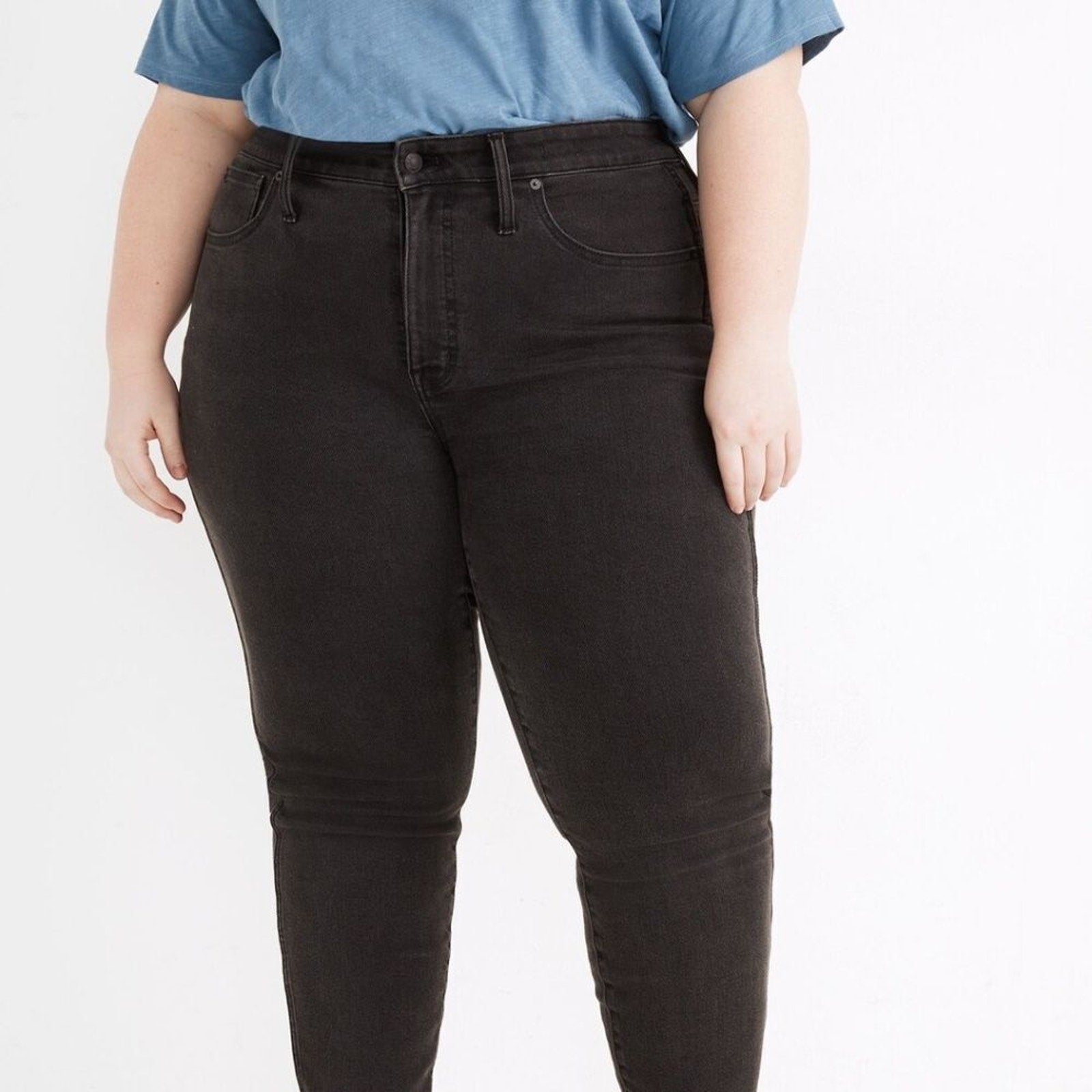 NWT Madewell Plus High-Rise Skinny Jeans in Starkey Wash - size W26 Plus