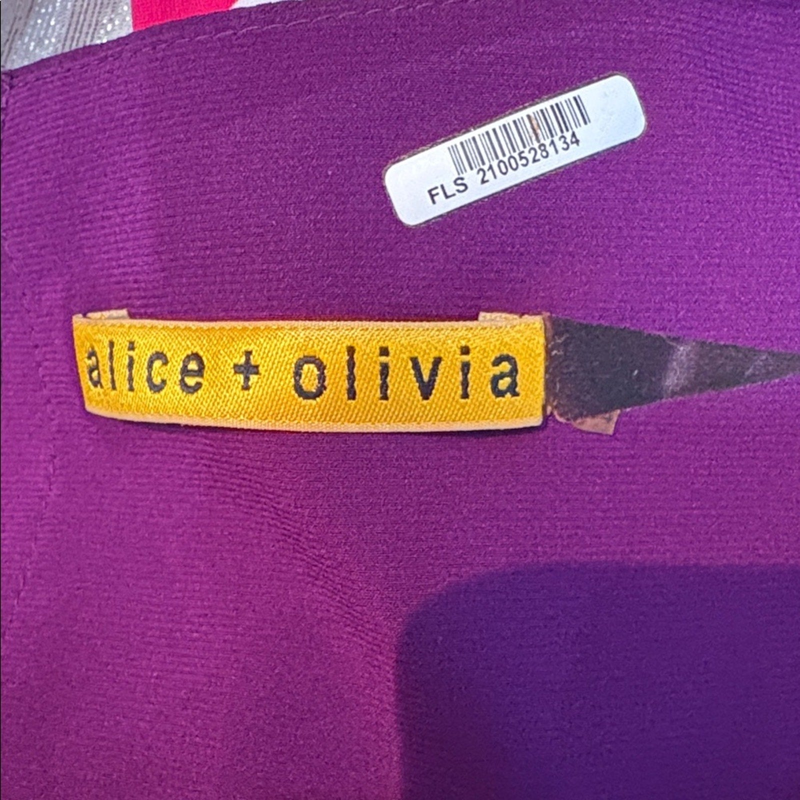 Alice + Olivia Nell Leather Waist A-Line Dress - 4