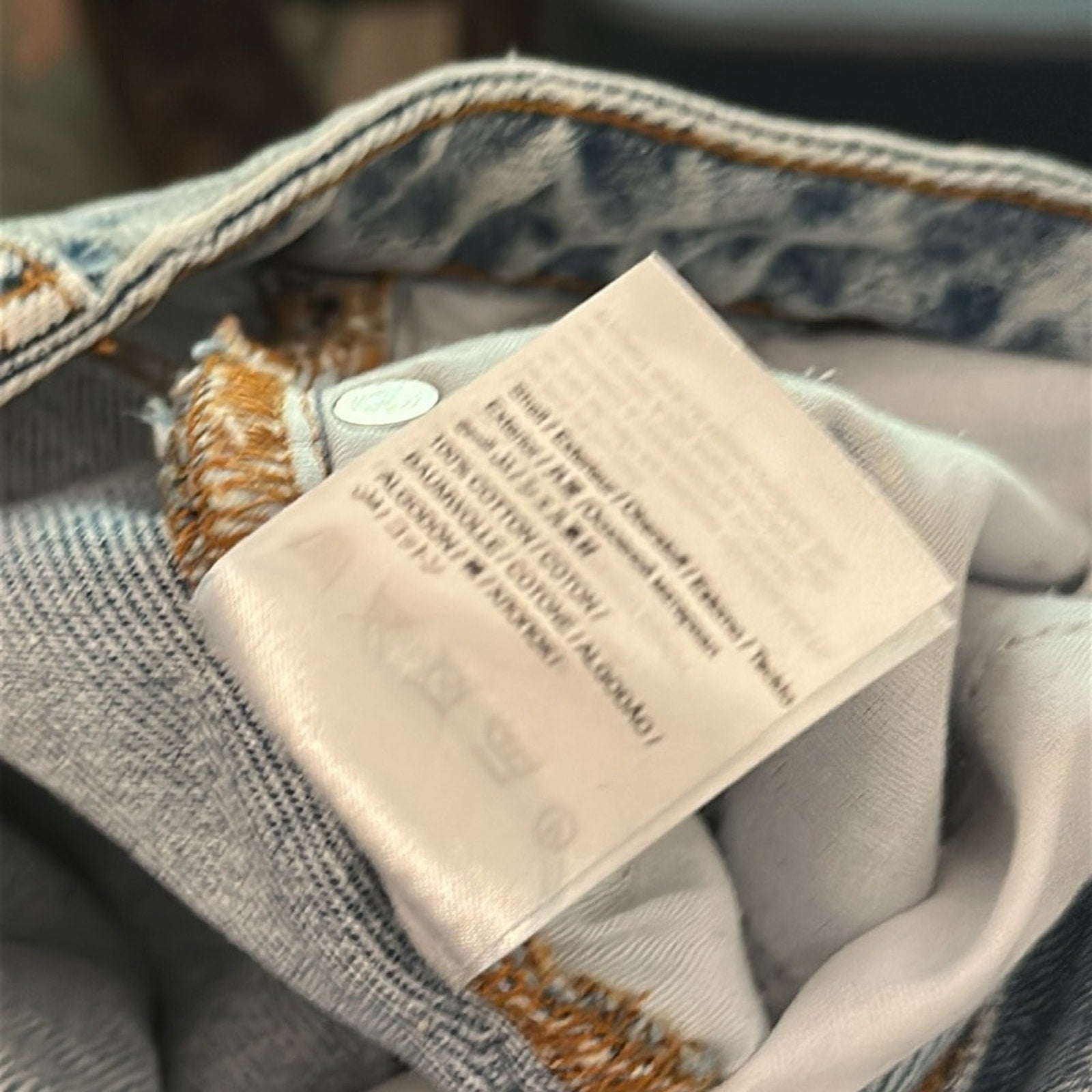 Farm Rio Anthropologie tropical denim skirt - size M