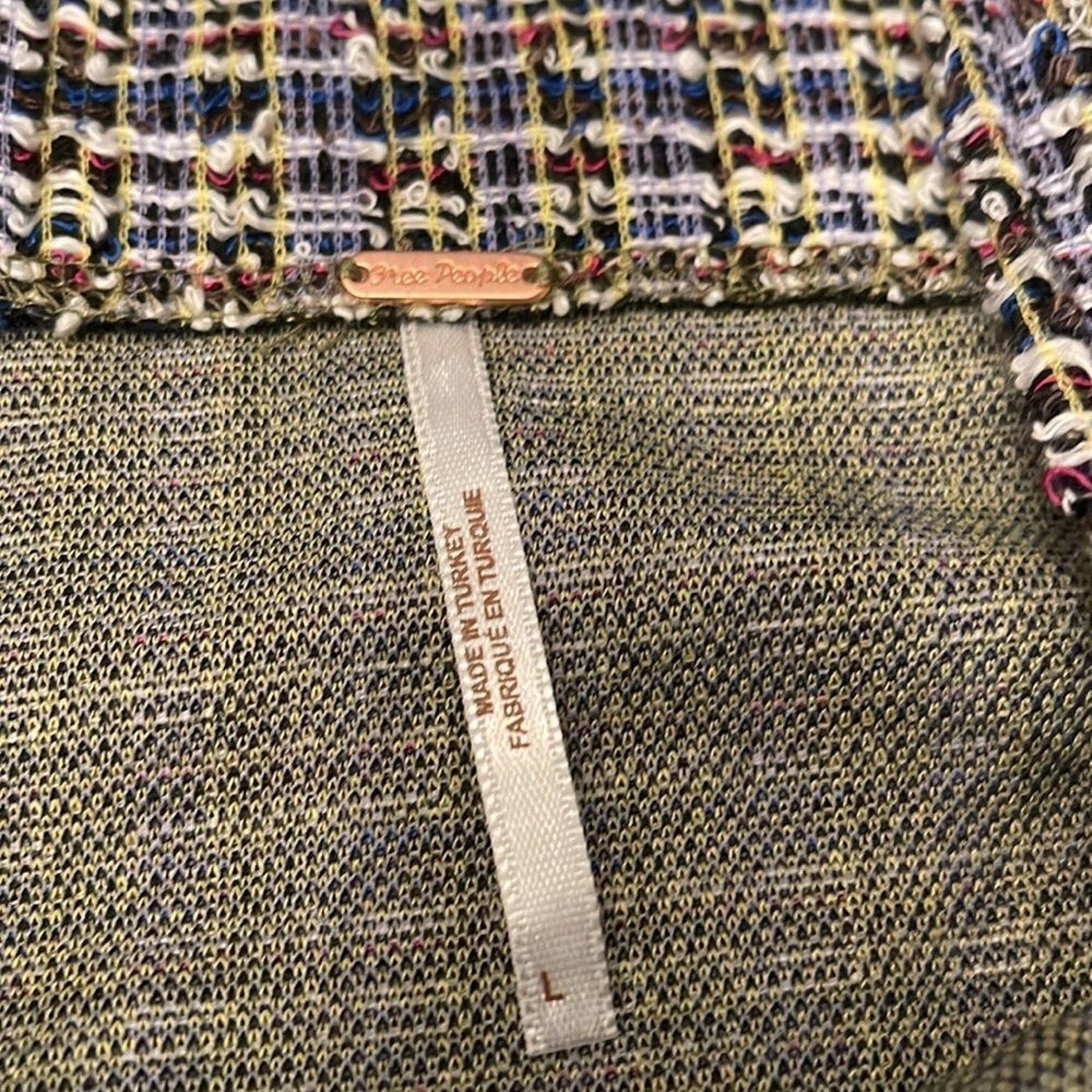 NWOT Free People Maxx Mini Shirt Dress - size L