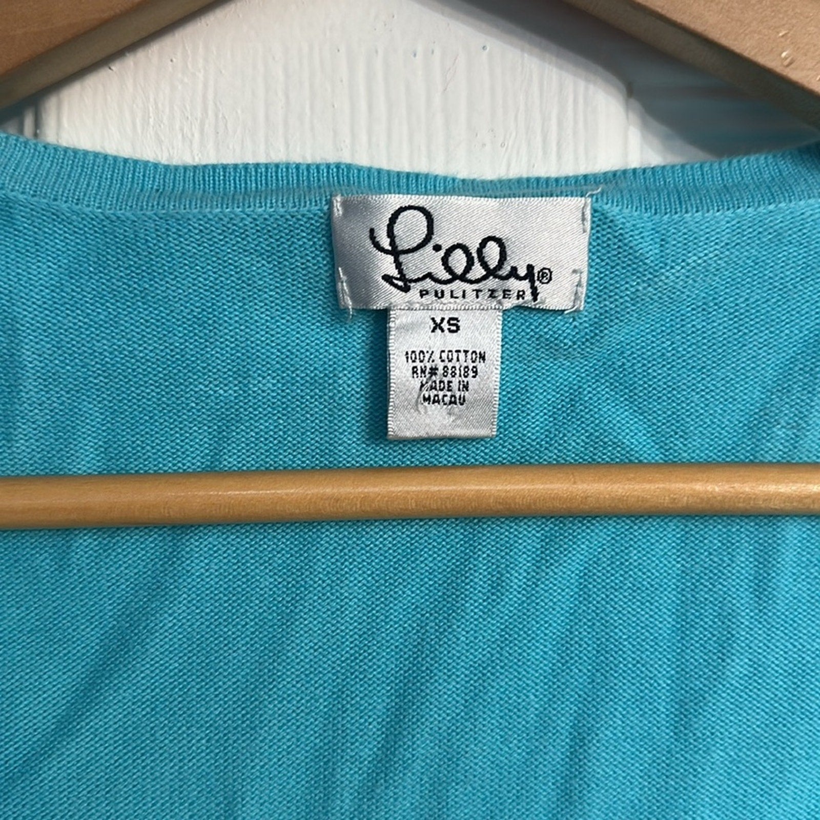 Lilly Pulitzer vintage cardigan white label - size XS