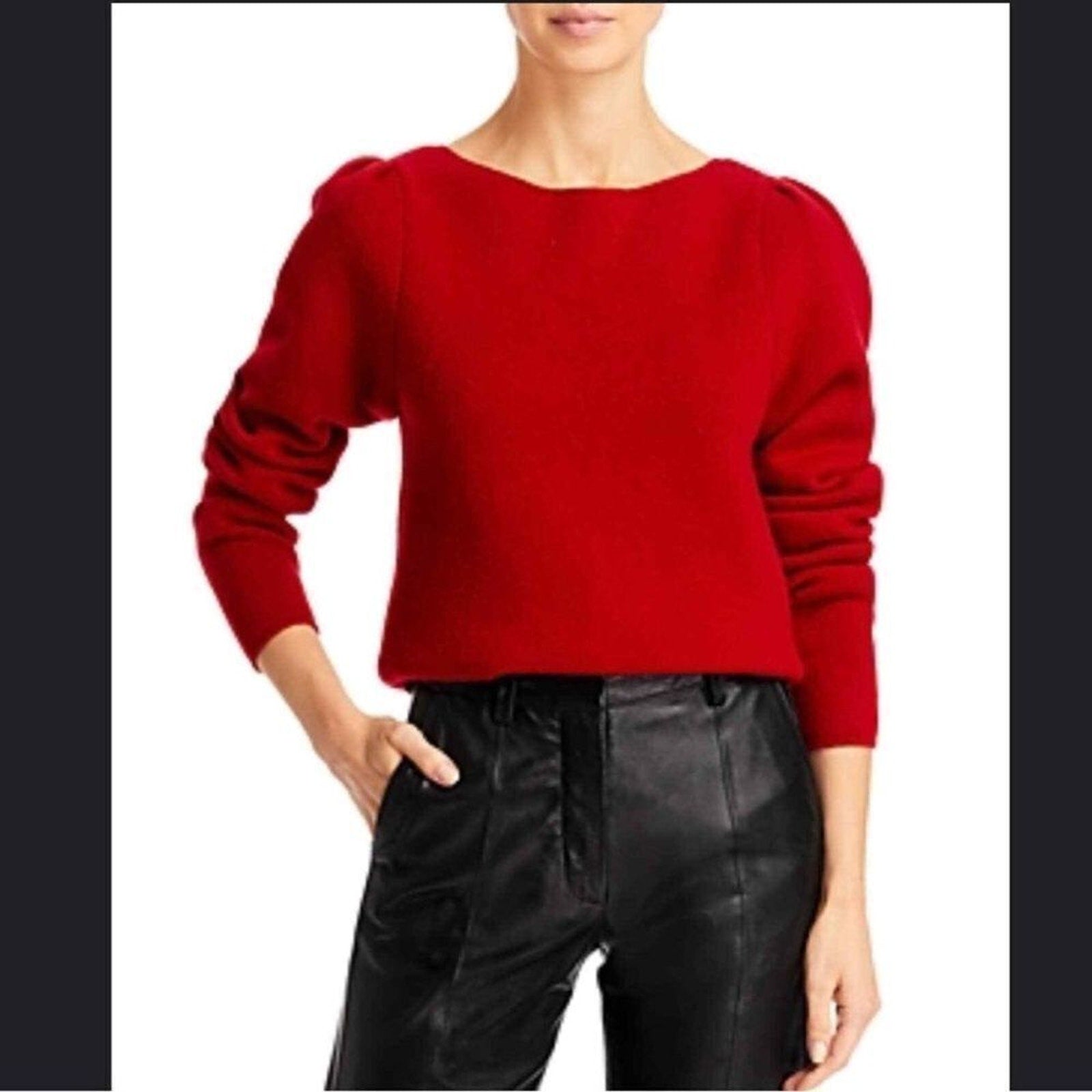 NEW REBECCA TAYLOR  Double Faced Cashmere Sweater - size XL