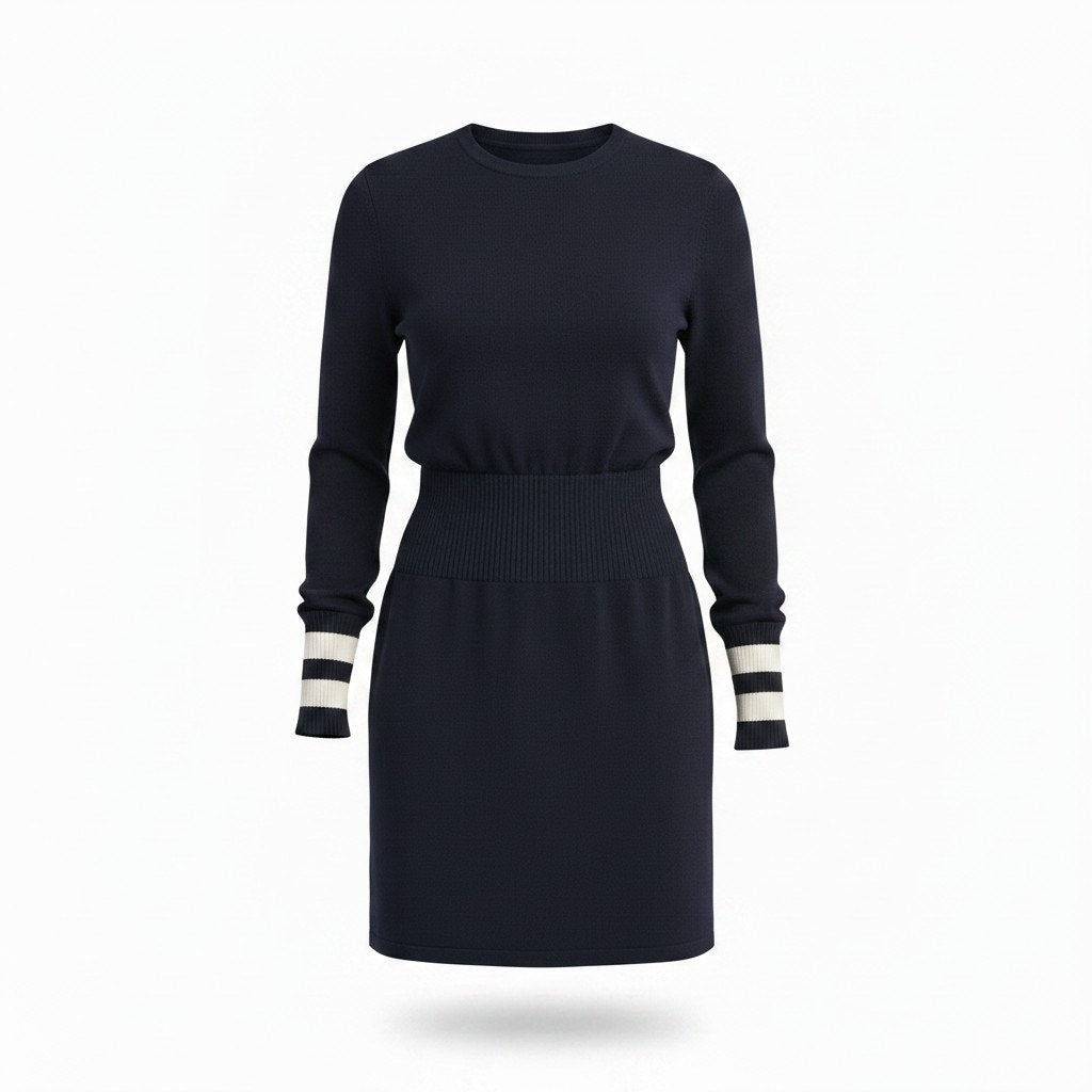 FRAME The Club Cashmere Blend Sweater Minidress - M