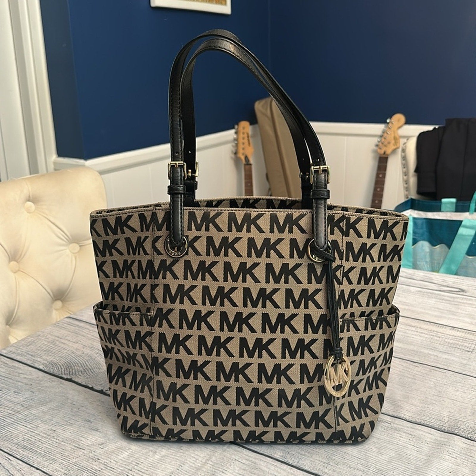 Micheal Kors Vintage Canvas Tote