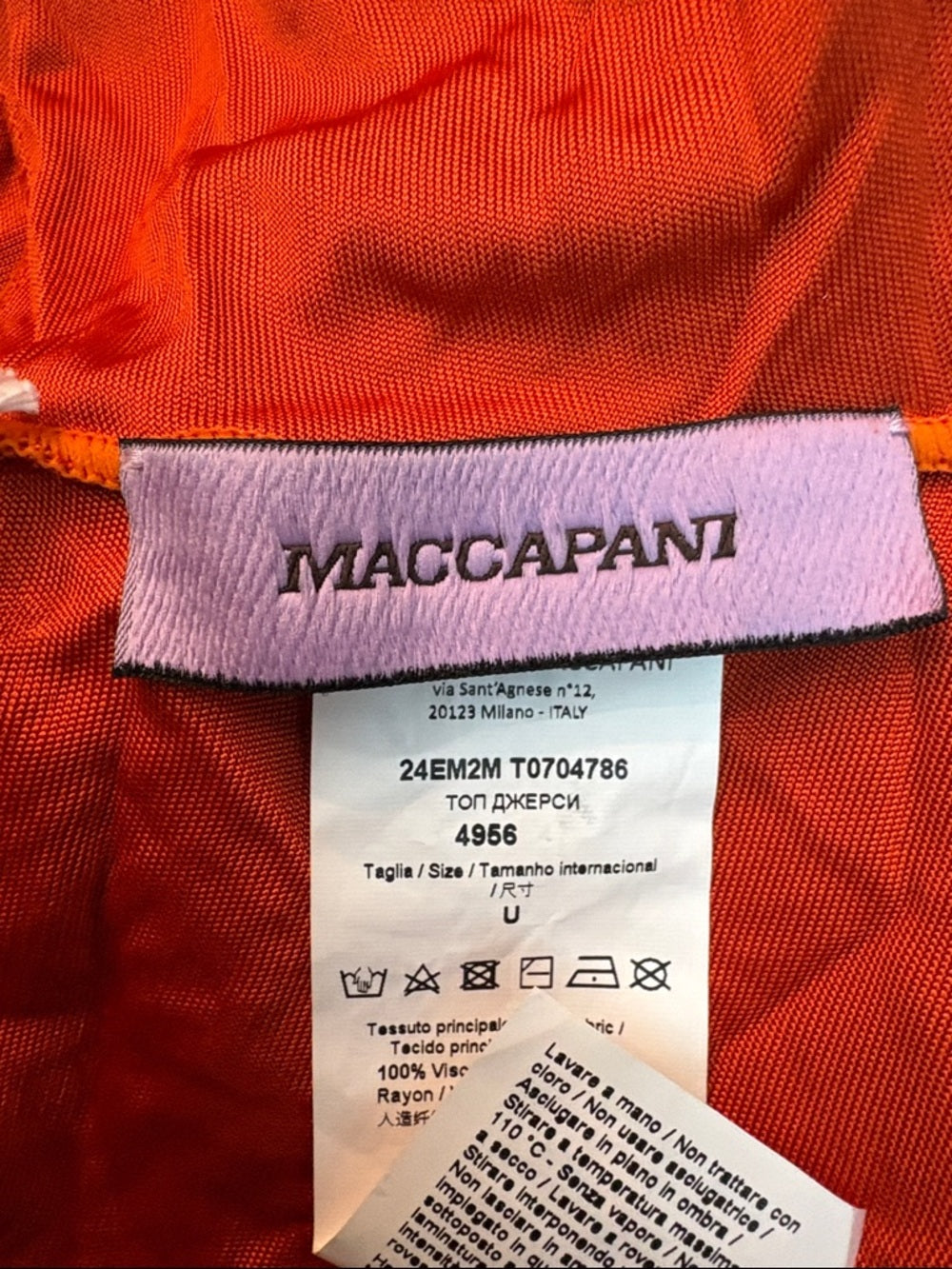 Maccapani The Wrap sleeveless top -One size - NEW - Image 4