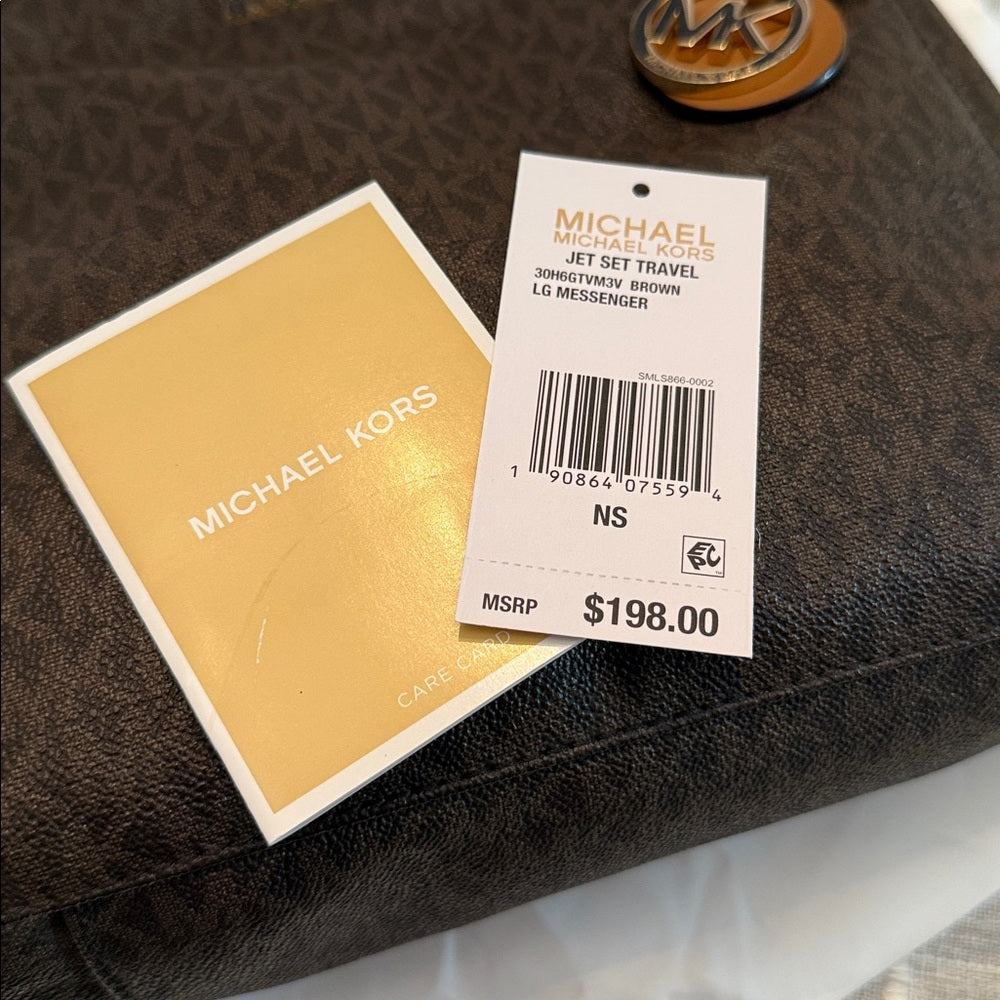 Michael Kors Women's Coated Canvas PVC Logo Messenger Bag 🌟 - Image 8