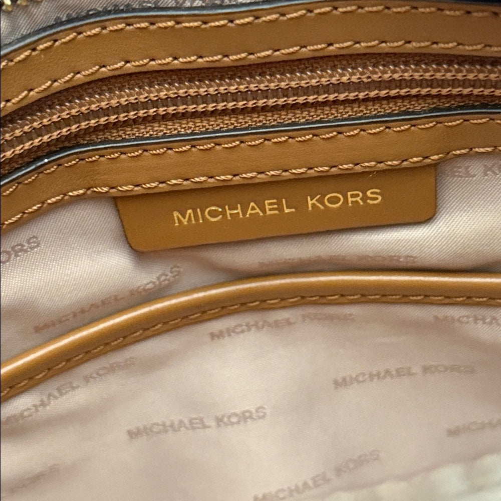 Michael Kors Women's Coated Canvas PVC Logo Messenger Bag 🌟 - Image 12