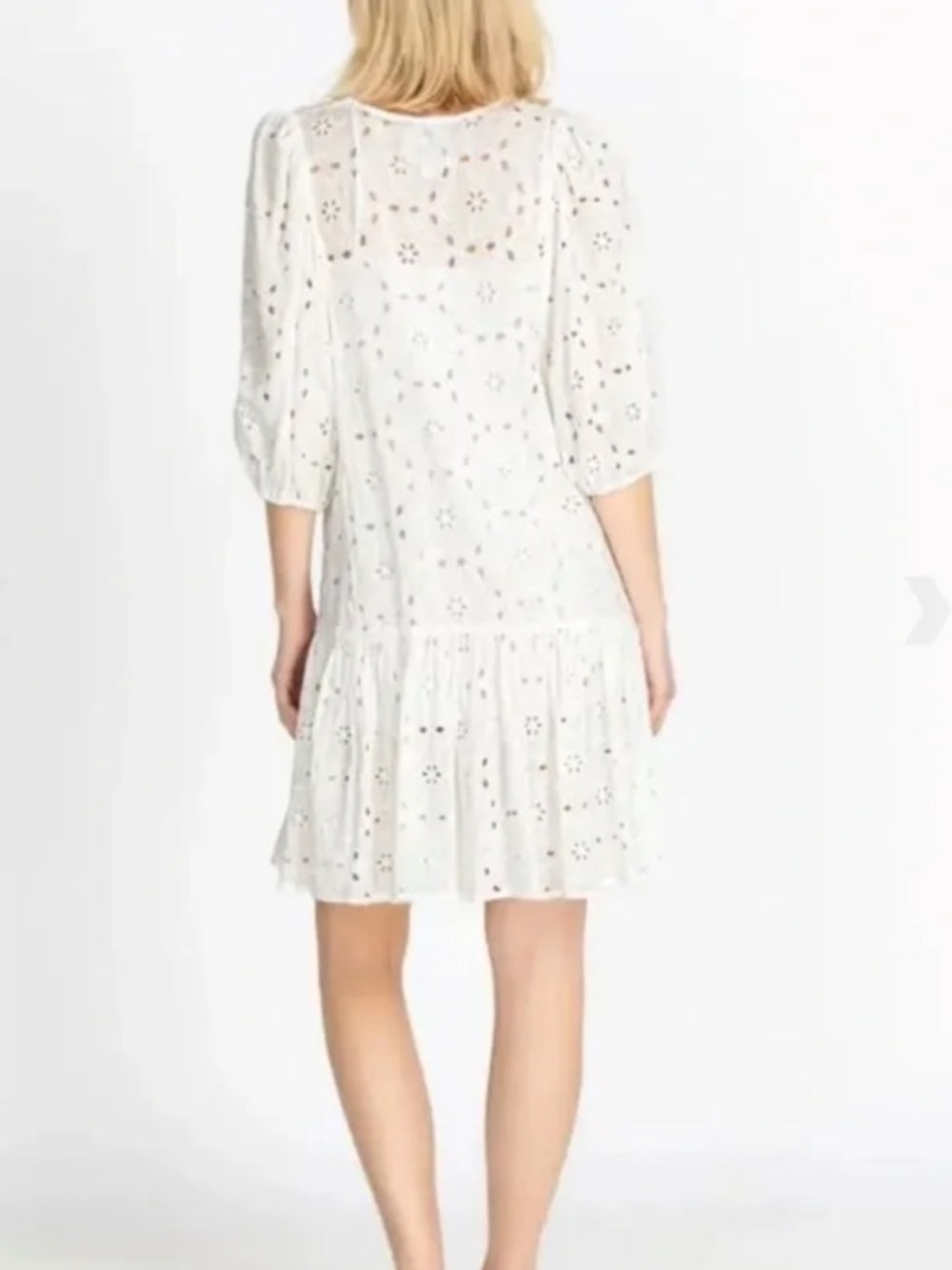 Johnny Was Maurice White Eyelet Dress - S 🌟 - Image 2