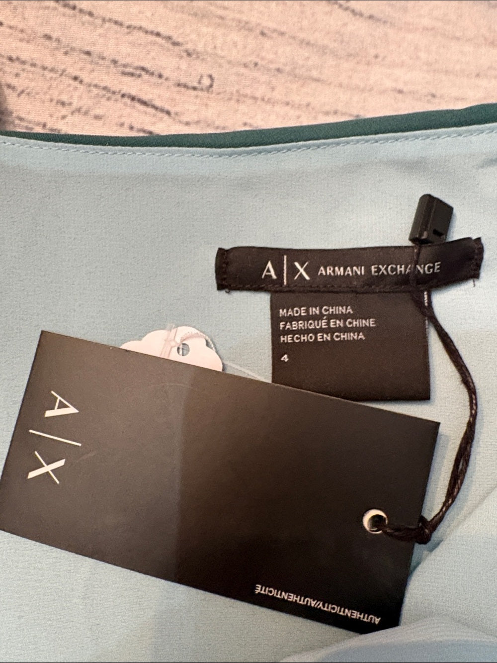 Armani Exchange Women's Black asymmetrical tiered slip - size 4 - NWT 🌟 - Image 5