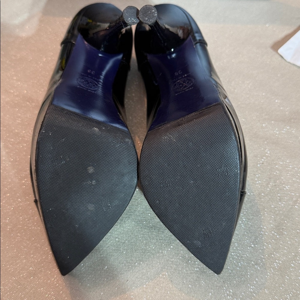Versace Patent Leather Pumps Black - 38 (US 8) 🌟 - Image 10