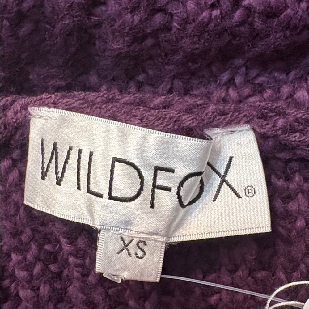 Wildfox String Of Pearls Purple Knit Sweater - XS - Image 3