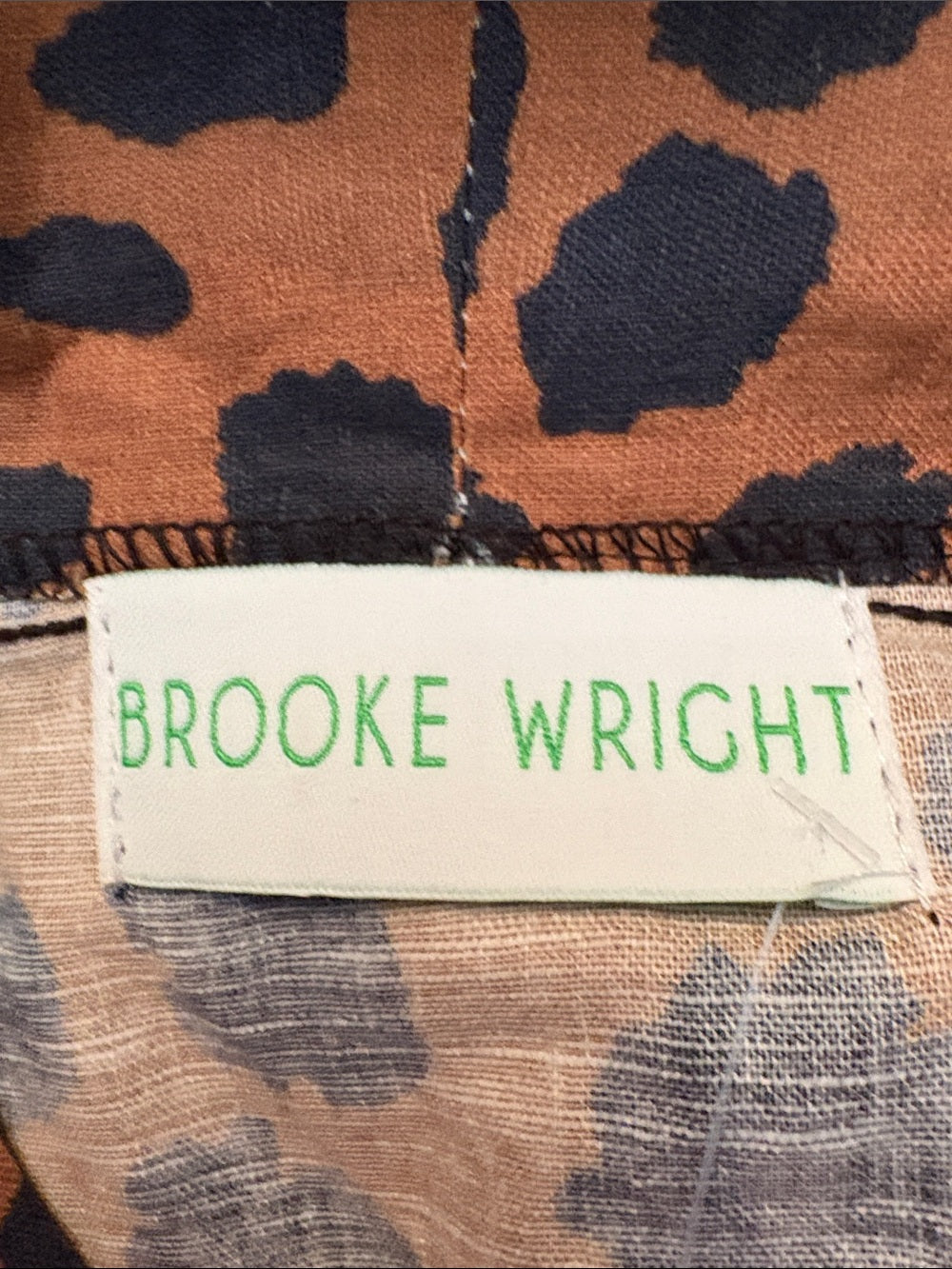 Brooke Wright animal print linen kimono top - size M 🌟 - Image 2