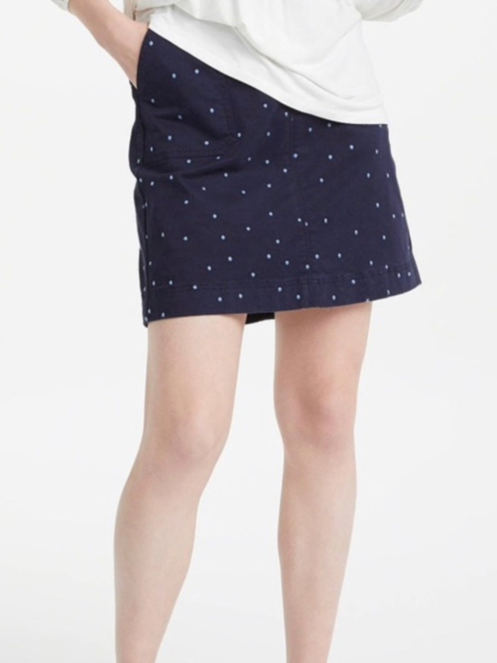 Boden Polka Dot Chino Cotton Skirt - 6R 🌟 - Image 1