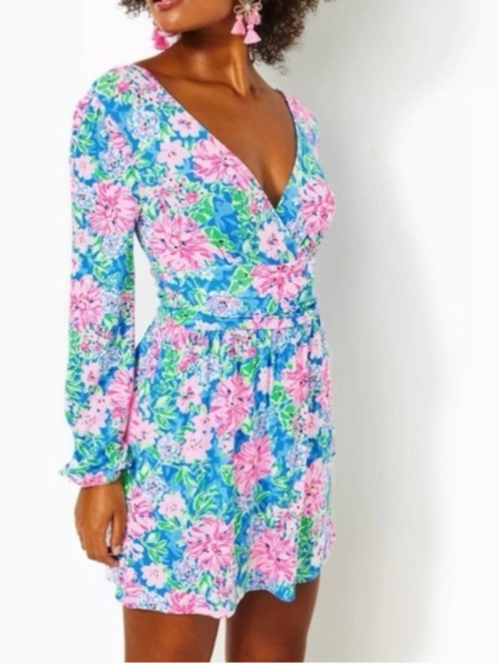 Lilly Pulitzer Riza Romper In Spring Your Step - M 🌟 - Image 1