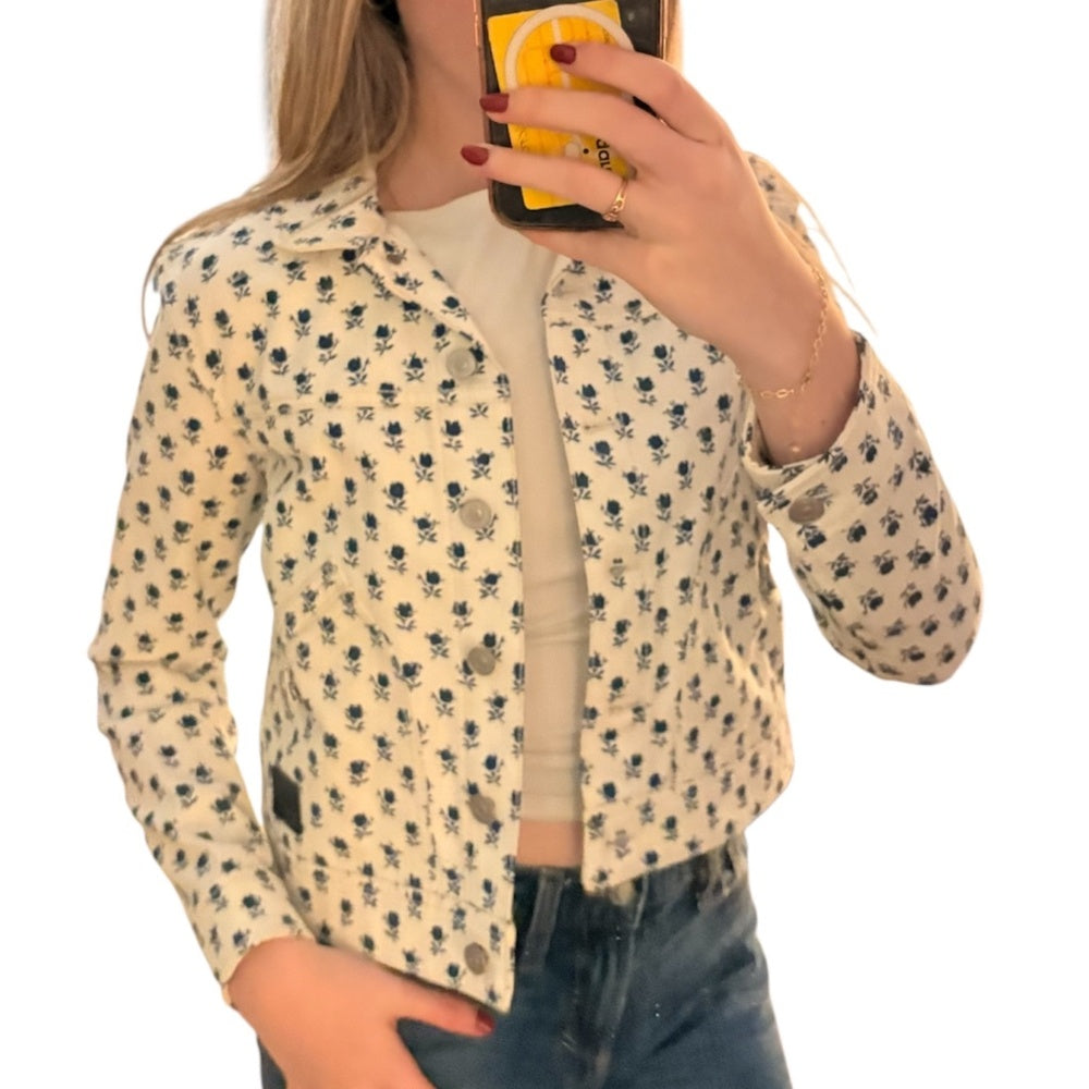 Coach Badlands Floral Jean Jacket - size XS - Image 2