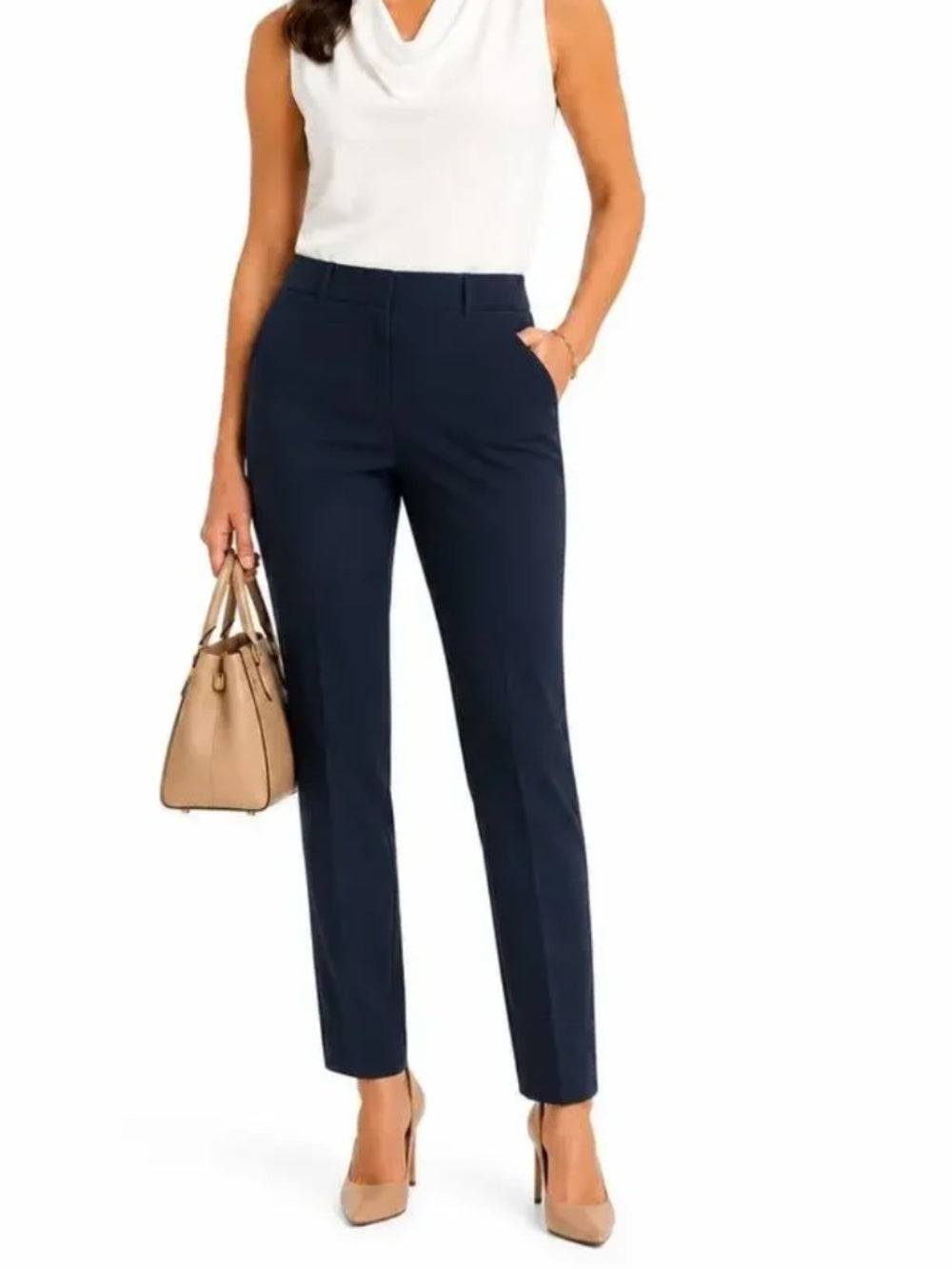 Lafayette 148 Ankle Stretch Tailored Pants - 4 🌟 - Image 1